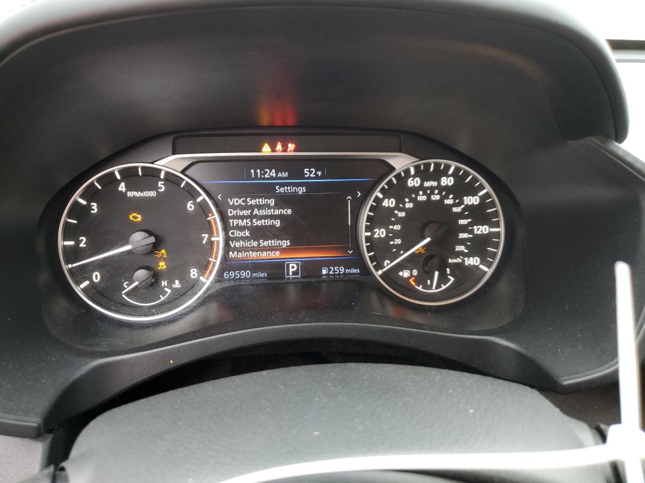 2022 NISSAN ALTIMA SR VIN:1N4BL4CV1NN384529