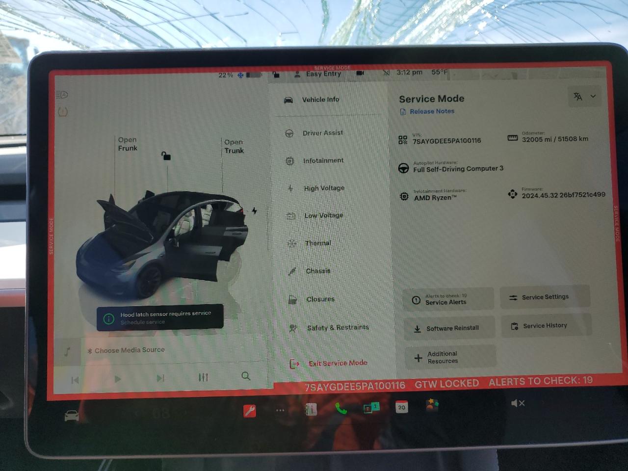 2023 TESLA MODEL Y  VIN:7SAYGDEE5PA100116