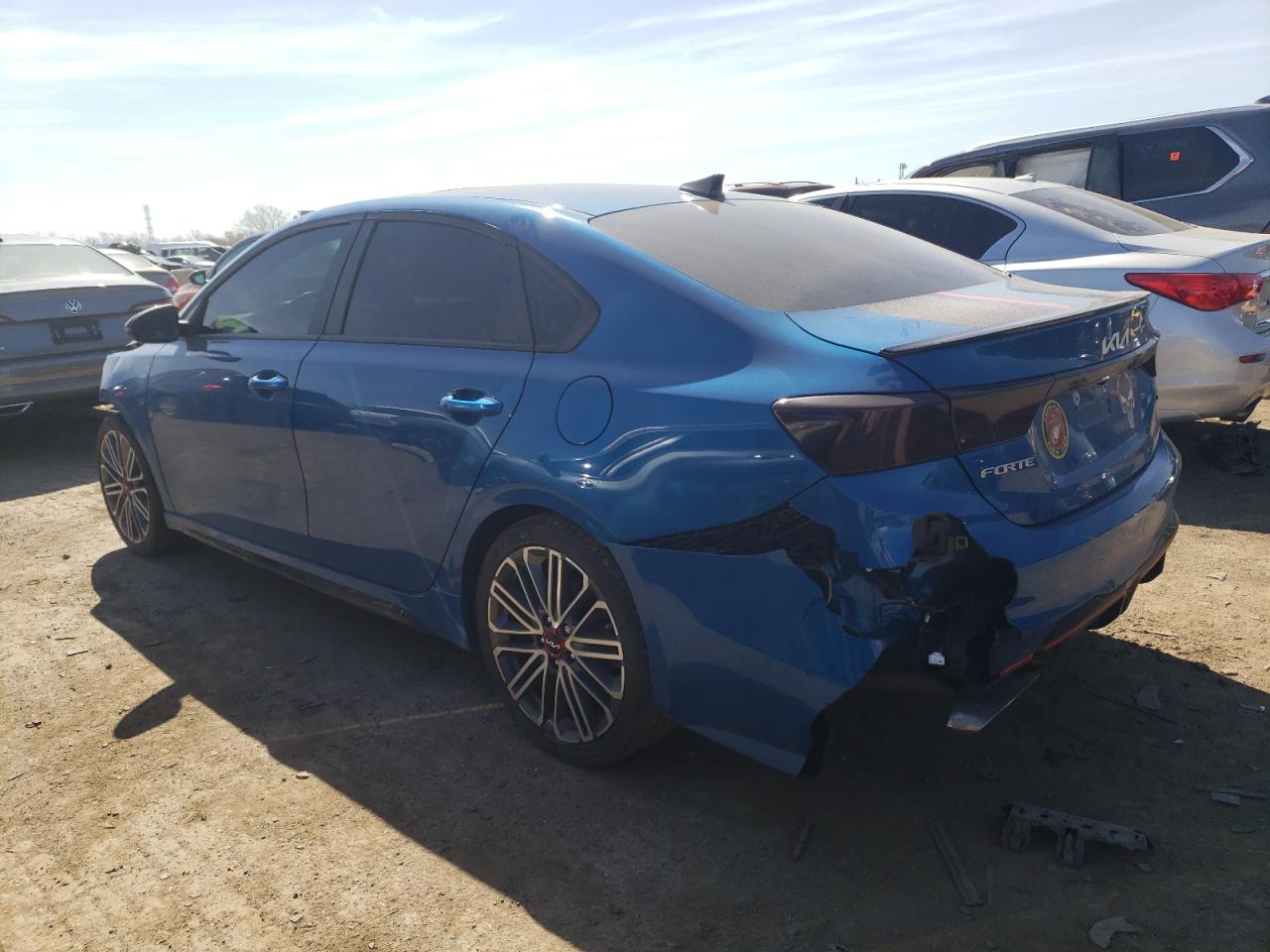 2022 KIA FORTE GT VIN:3KPF44AC6NE439281