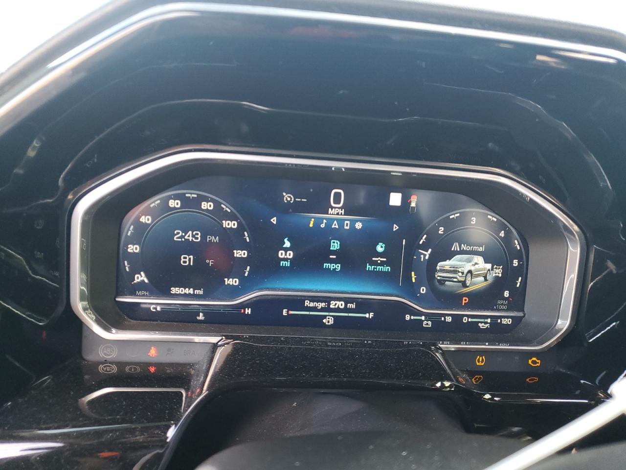 2022 CHEVROLET SILVERADO K1500 LTZ VIN:2GCUDGED0N1515294