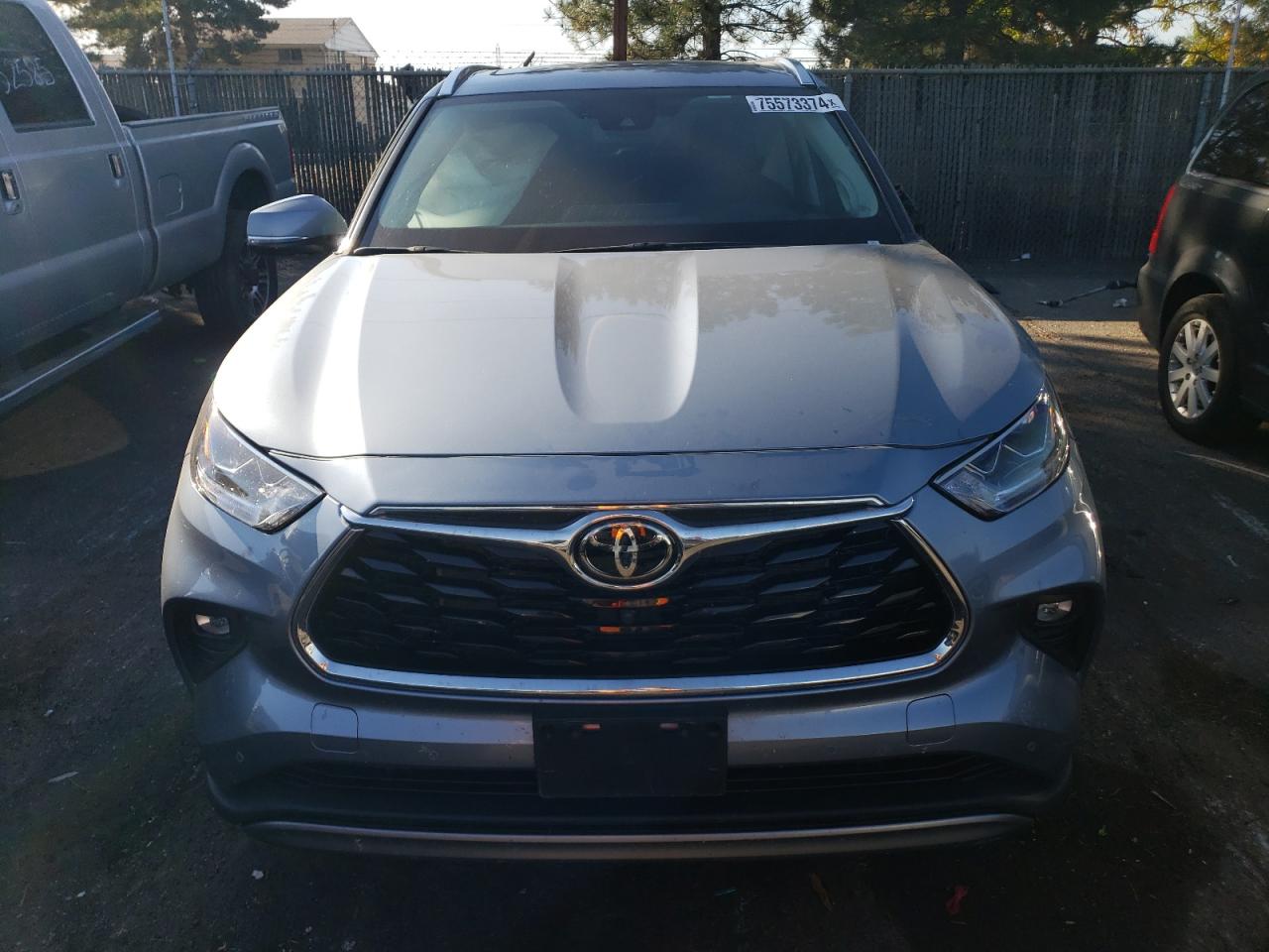 2022 TOYOTA HIGHLANDER PLATINUM VIN:5TDFZRBH4NS239692