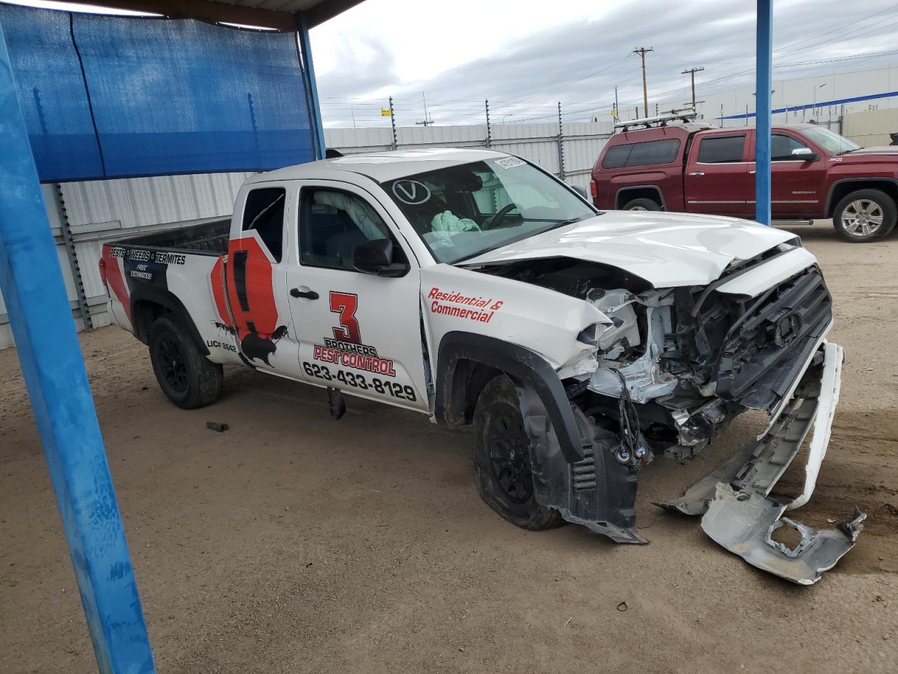 2022 TOYOTA TACOMA ACCESS CAB VIN:3TYRZ5CN8NT016554