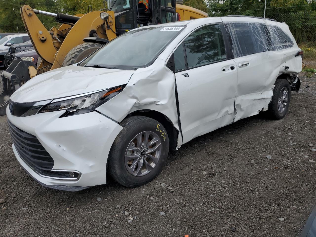 2022 TOYOTA SIENNA XLE VIN:5TDYRKECXNS119962