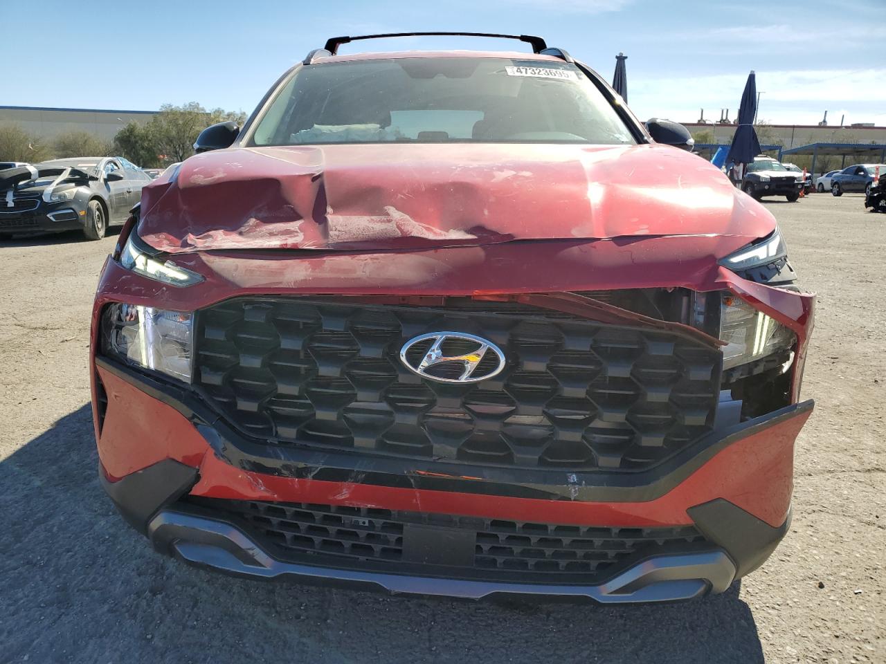 2022 HYUNDAI SANTA FE SEL VIN:5NMS64AJXNH452390