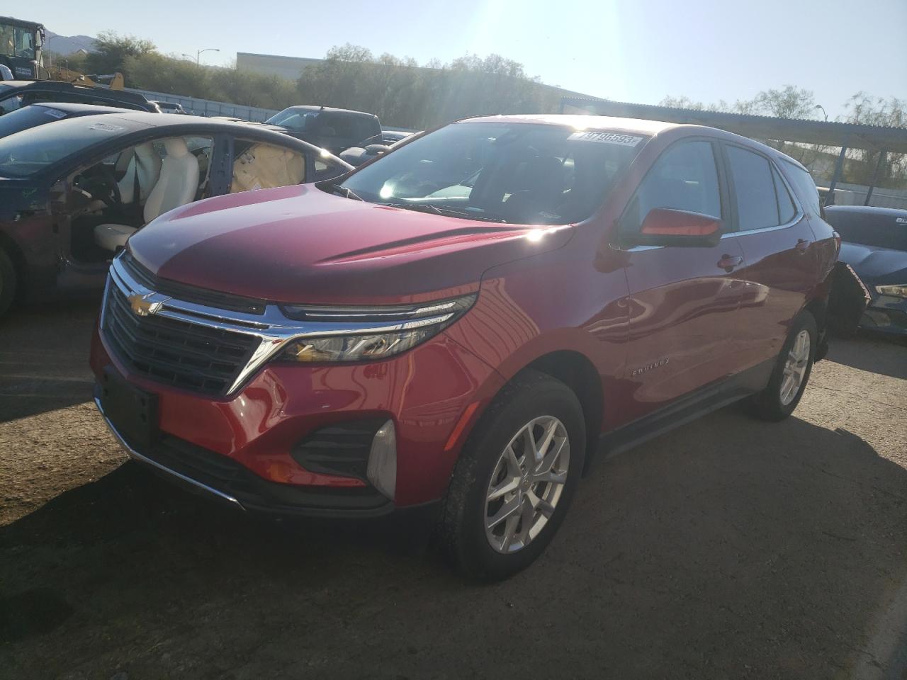 2022 CHEVROLET EQUINOX LT VIN:3GNAXUEV5NL180606