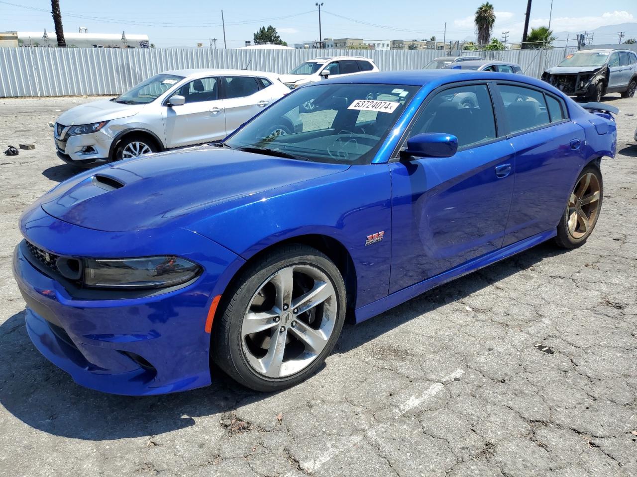 2022 DODGE CHARGER SCAT PACK VIN:2C3CDXGJ8NH220938