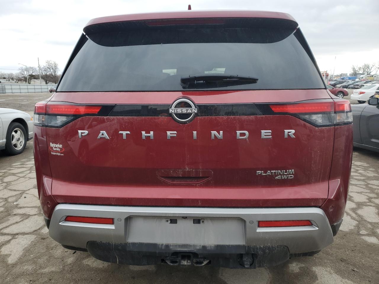 2022 NISSAN PATHFINDER PLATINUM VIN:5N1DR3DK4NC264859
