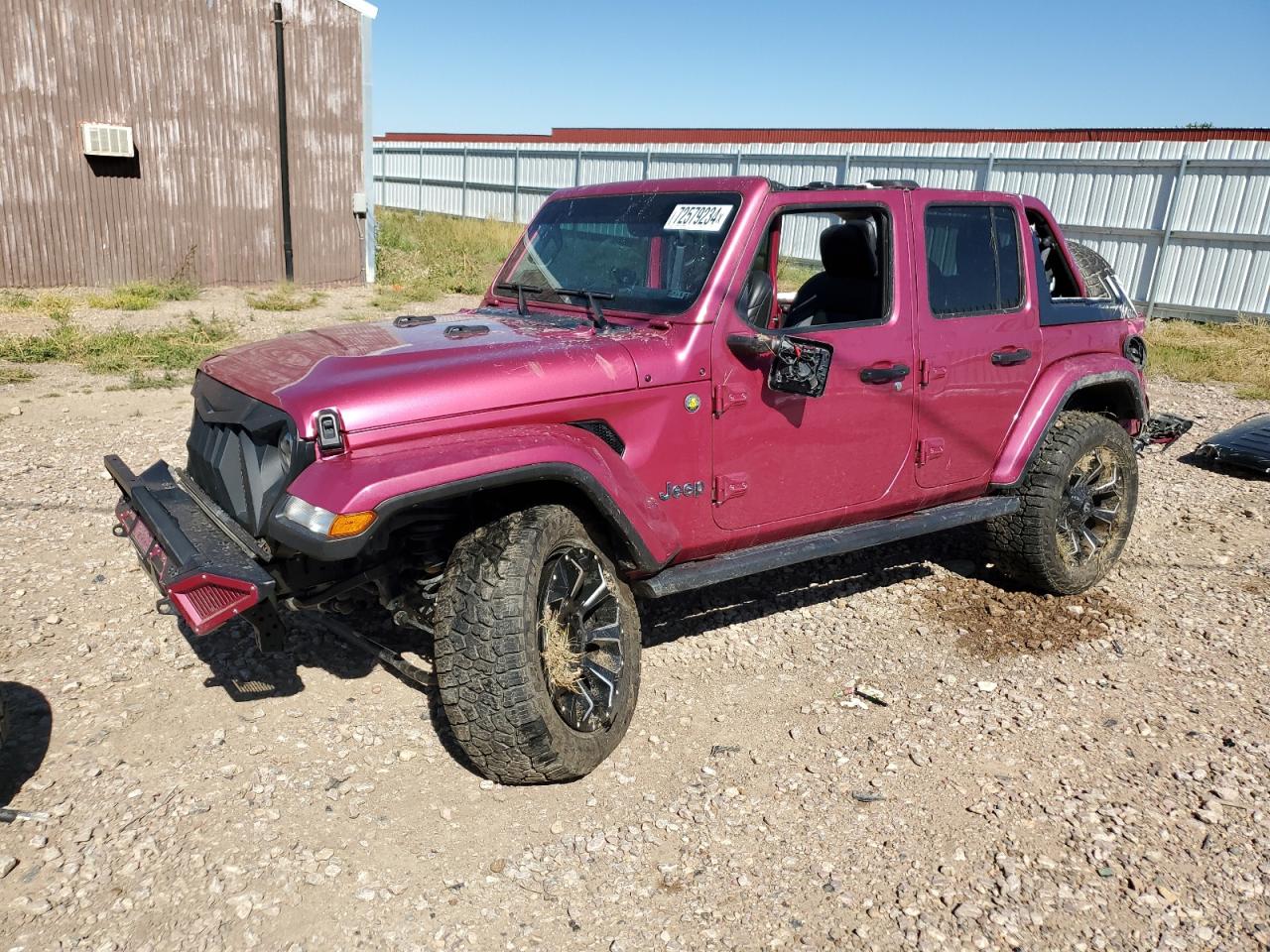 2022 JEEP WRANGLER UNLIMITED SAHARA VIN:1C4HJXEG0NW157739