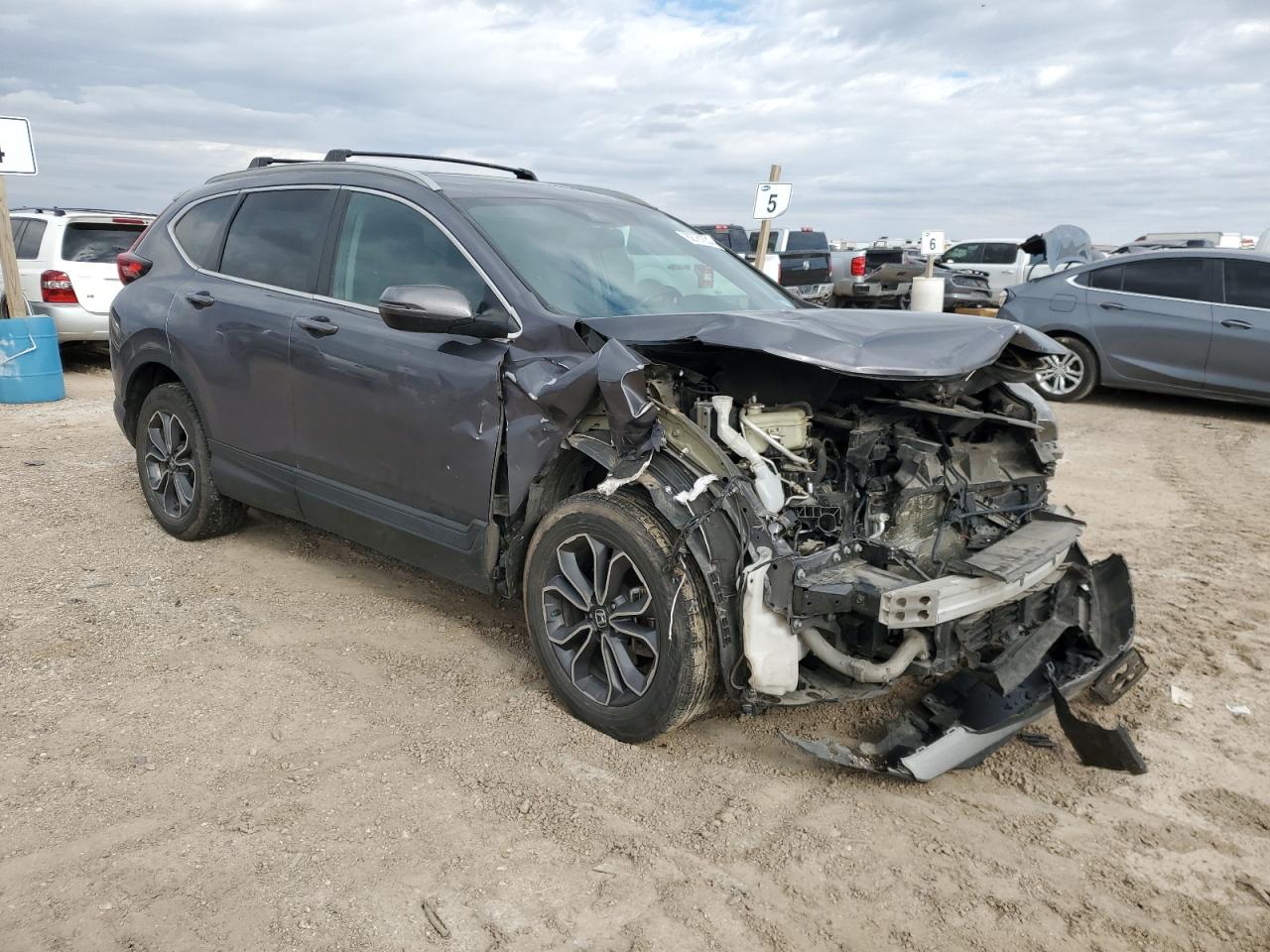 2022 HONDA CR-V EXL VIN:5J6RW2H80NA004380