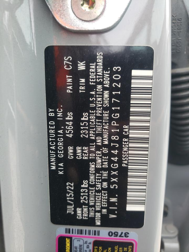 2023 KIA K5 GT VIN:5XXG44J81PG171203