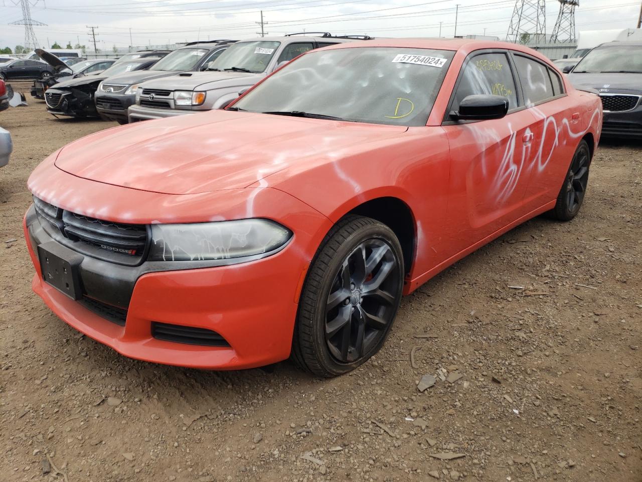 2022 DODGE CHARGER SXT VIN:2C3CDXBG7NH173462