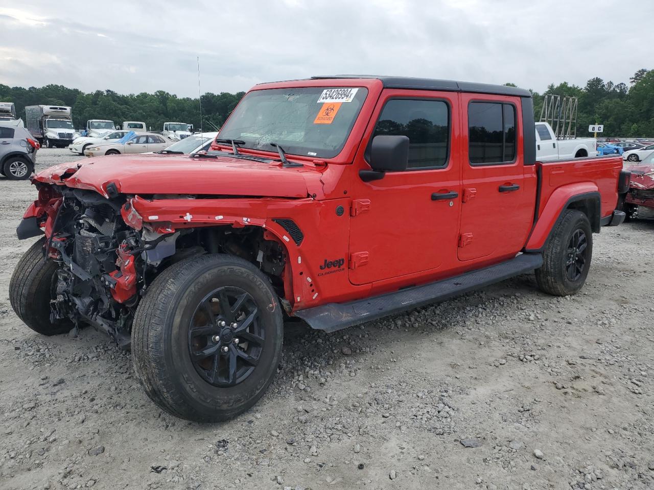 2022 JEEP GLADIATOR SPORT VIN:1C6HJTAG9NL151087