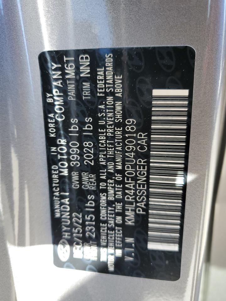 2023 HYUNDAI ELANTRA N LINE VIN:KMHLR4AF0PU490189