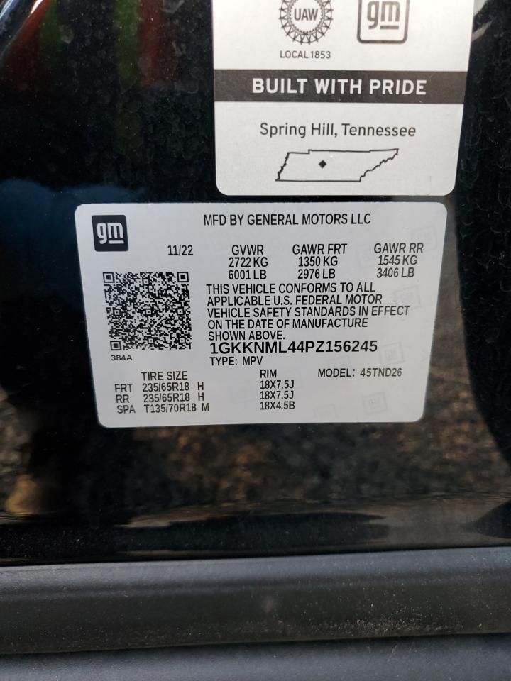 2023 GMC ACADIA SLT VIN:1GKKNML44PZ156245