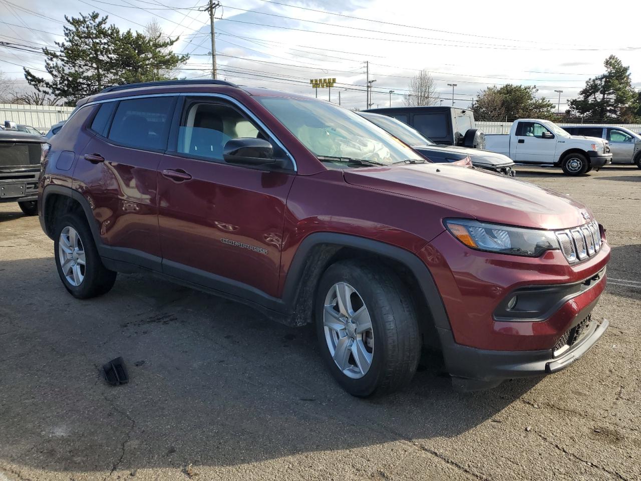 2022 JEEP COMPASS LATITUDE VIN:3C4NJDBB0NT165081