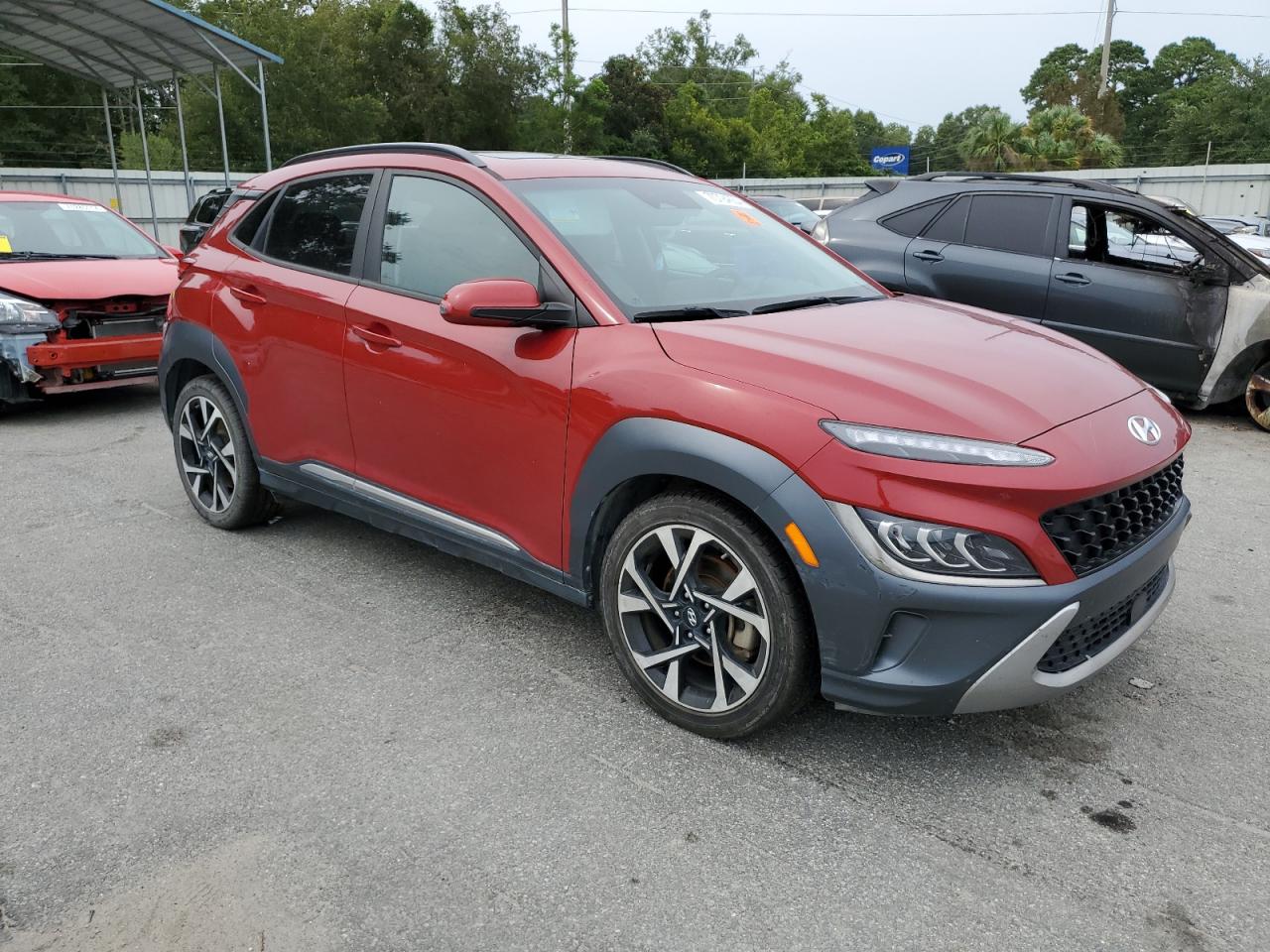 2022 HYUNDAI KONA LIMITED VIN:KM8K5CA32NU757109