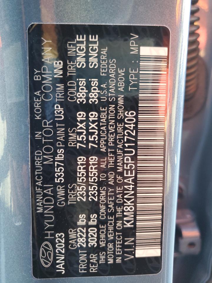 2023 HYUNDAI IONIQ 5 SEL VIN:KM8KN4AE5PU172406