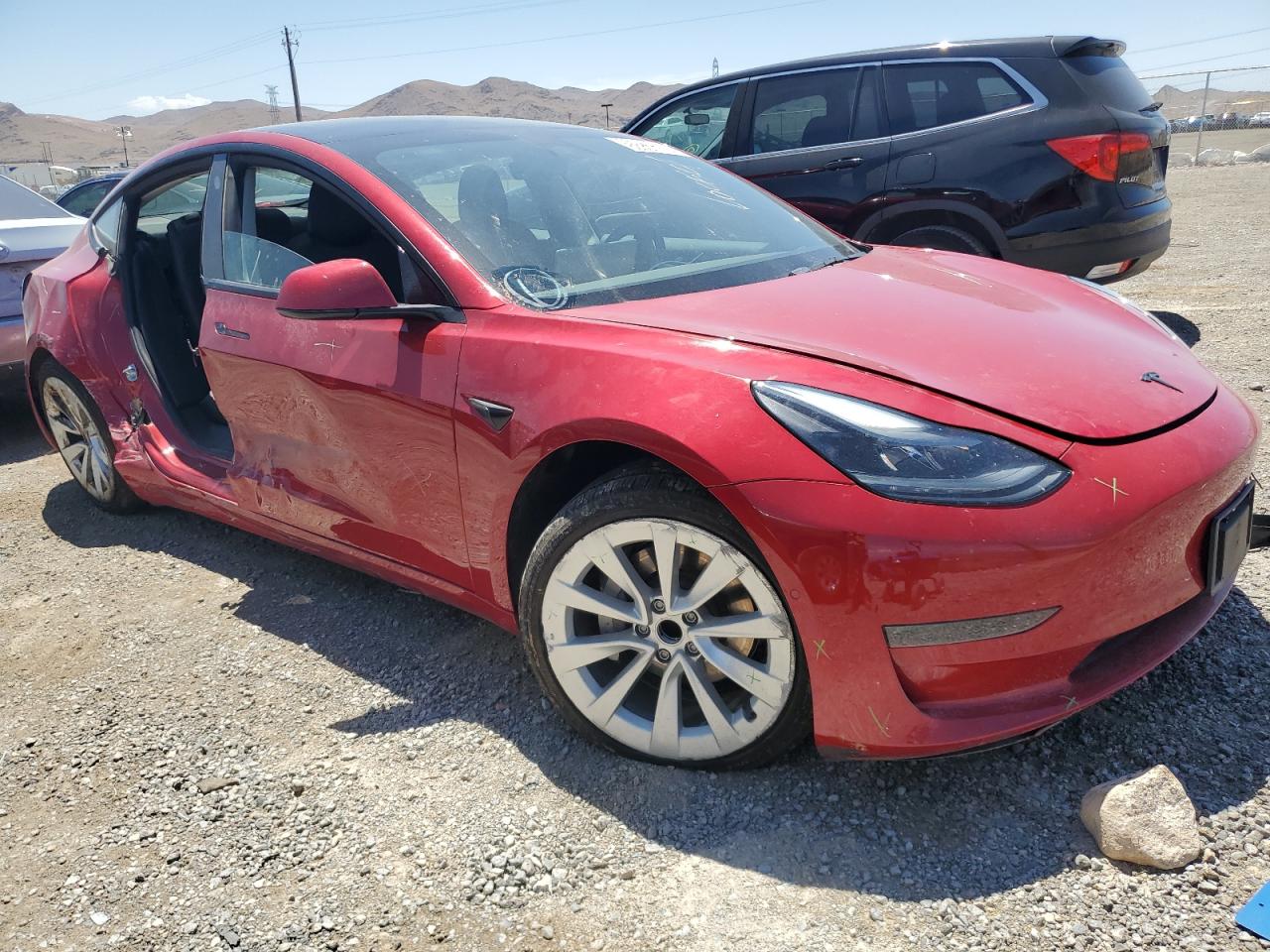 2022 TESLA MODEL 3  VIN:5YJ3E1EA1NF186811