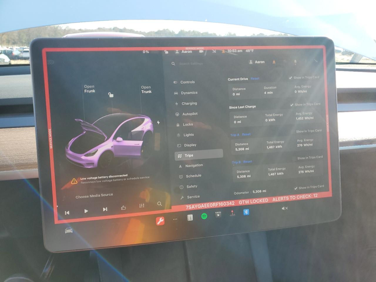 2024 TESLA MODEL Y  VIN:7SAYGAEE0RF160342