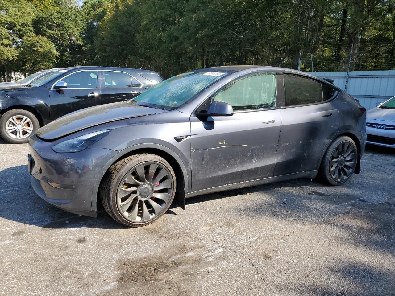 2022 TESLA MODEL Y  VIN:7SAYGDEF4NF521270