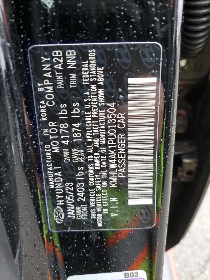 2023 HYUNDAI ELANTRA N  VIN:KMHLW4AK1PU013504