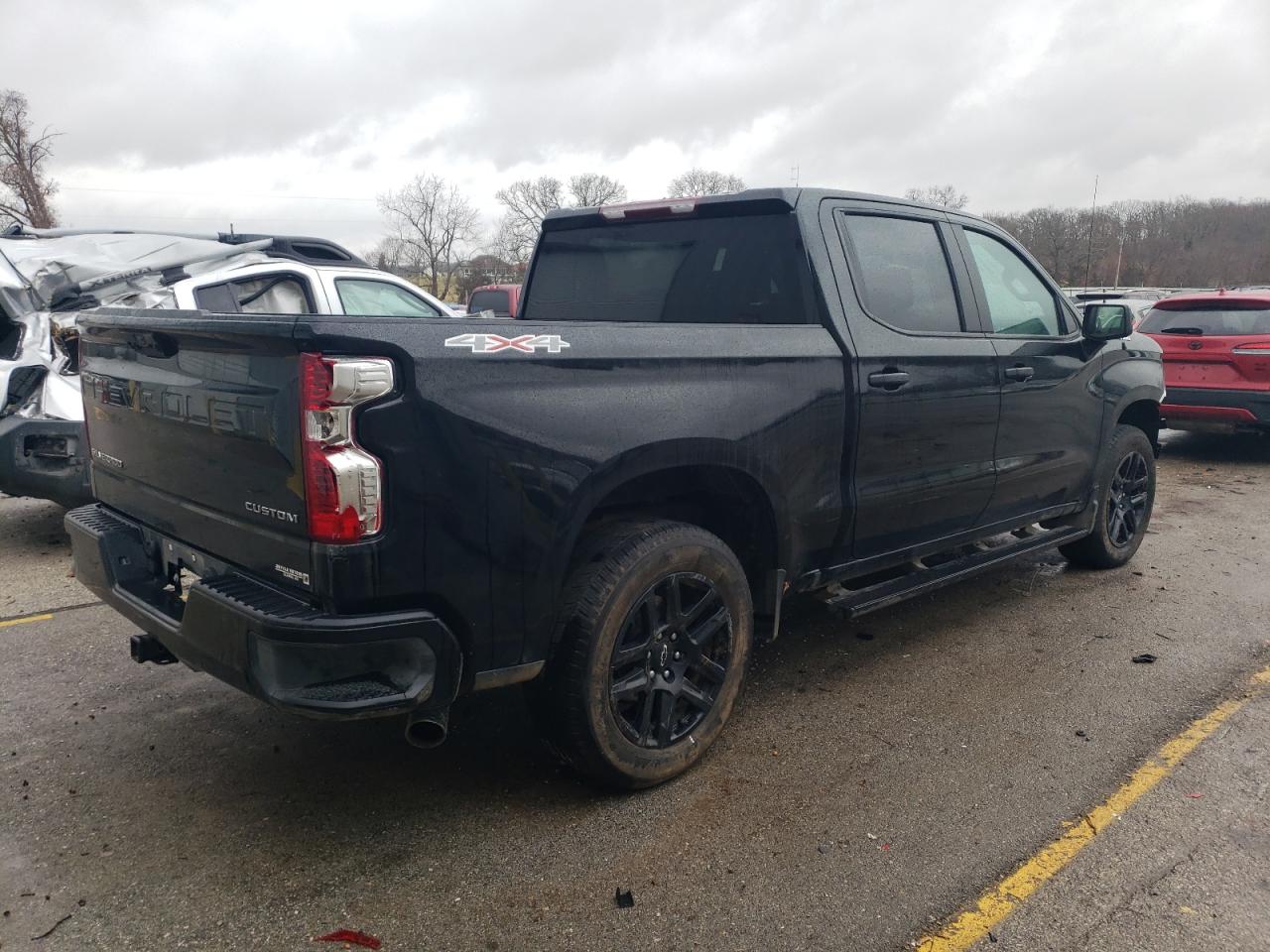 2022 CHEVROLET SILVERADO K1500 CUSTOM VIN:1GCPDBEKXNZ571734