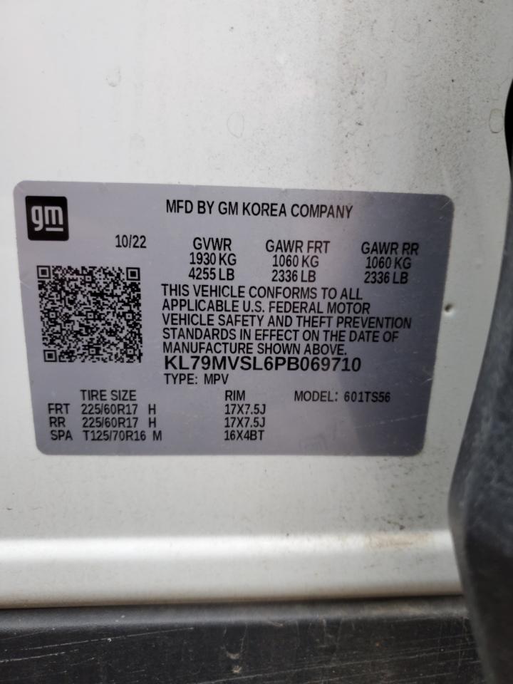 2023 CHEVROLET TRAILBLAZER ACTIV VIN:KL79MVSL6PB069710