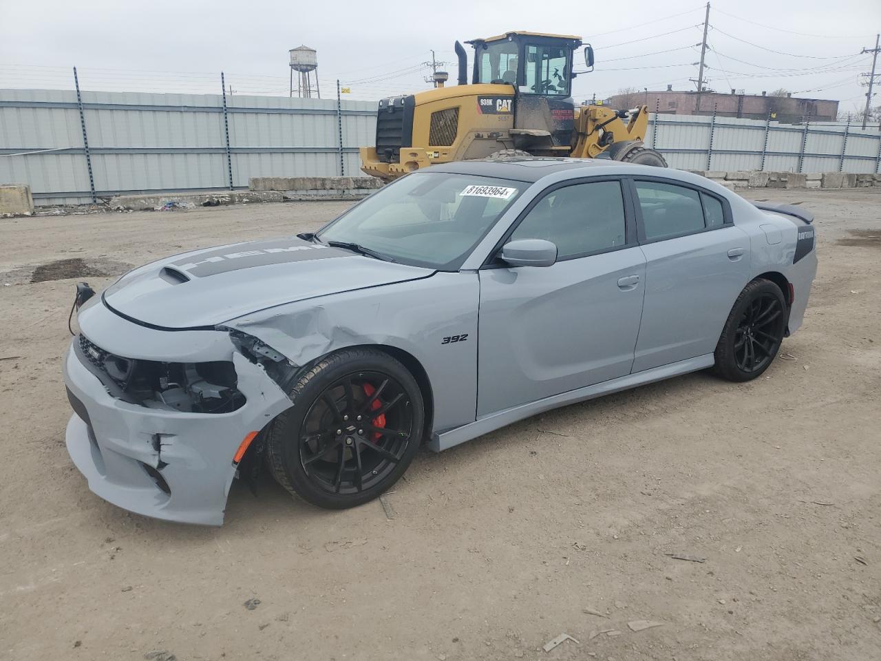 2022 DODGE CHARGER SCAT PACK VIN:2C3CDXGJ8NH227856