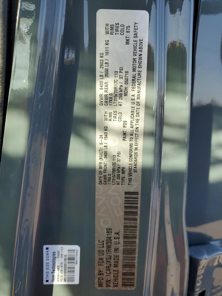 2024 JEEP WRANGLER RUBICON 392 VIN:1C4RJXSJ1RW304189