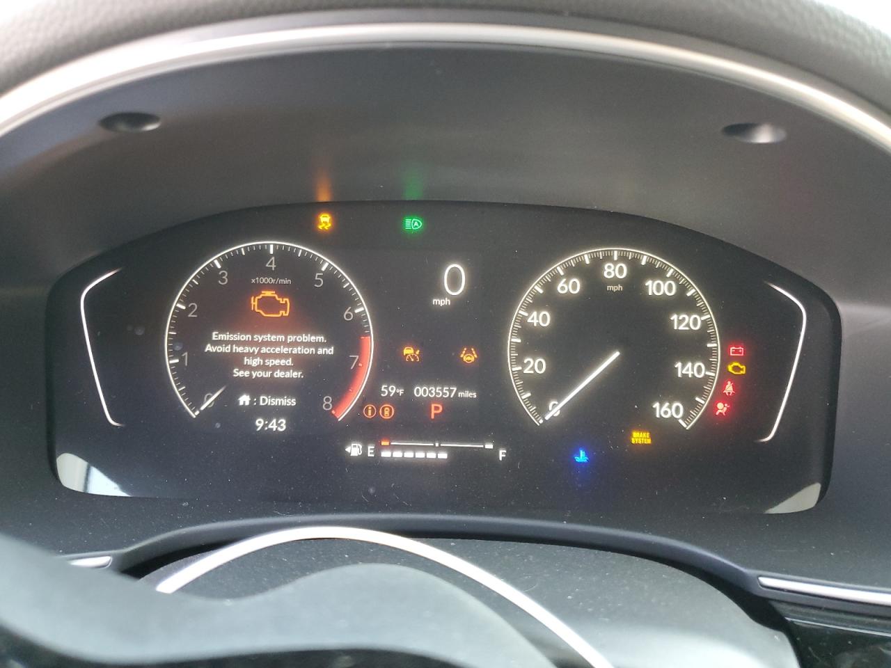 2023 HONDA CIVIC EXL VIN:19XFL1H70PE014944