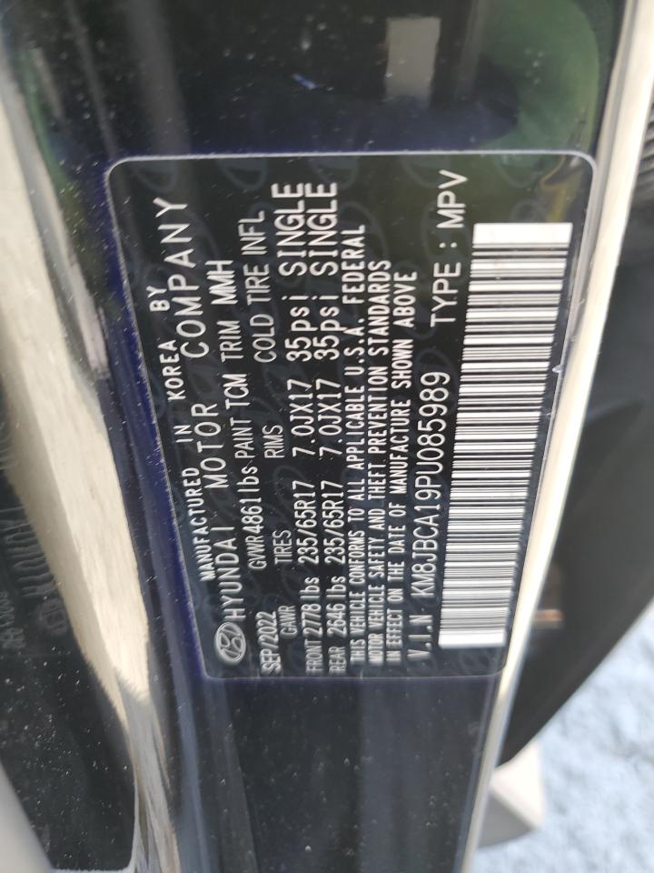 2023 HYUNDAI TUCSON BLUE VIN:KM8JBCA19PU085989