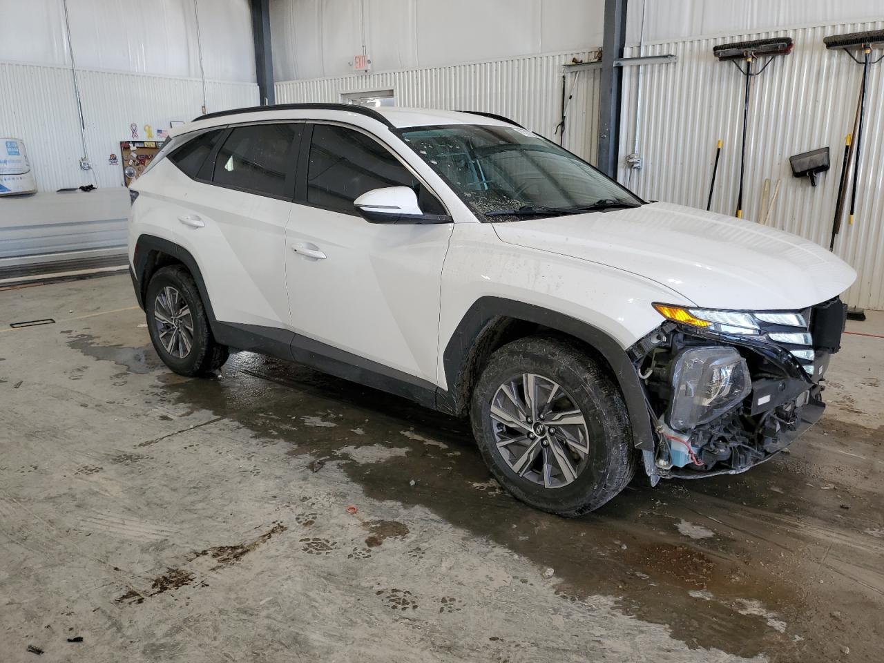 2022 HYUNDAI TUCSON BLUE VIN:KM8JBCA19NU030438