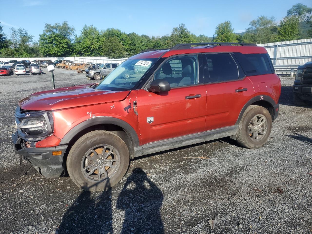 2022 FORD BRONCO SPORT BIG BEND VIN:3FMCR9B6XNRD86972