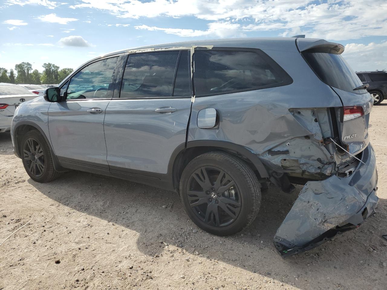 2022 HONDA PILOT BLACK VIN:5FNYF6H79NB086830