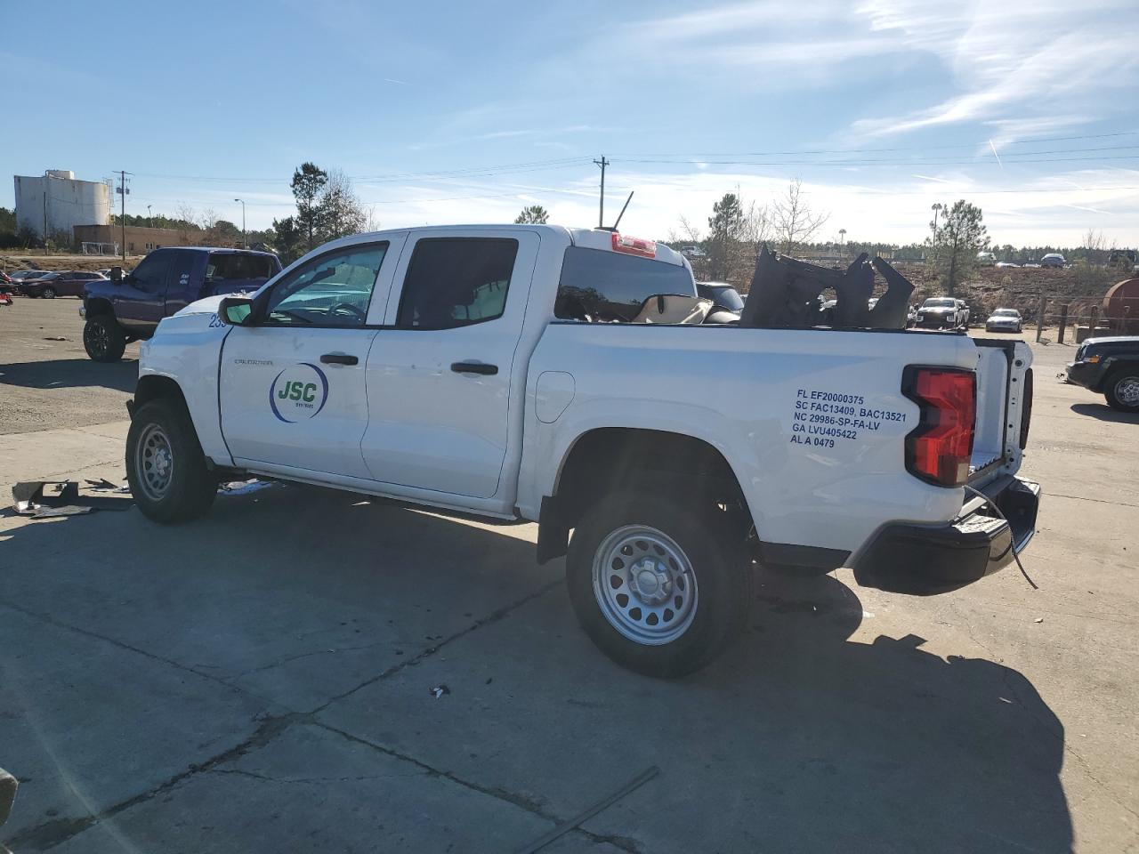 2023 CHEVROLET COLORADO  VIN:1GCGSBEC7P1192481