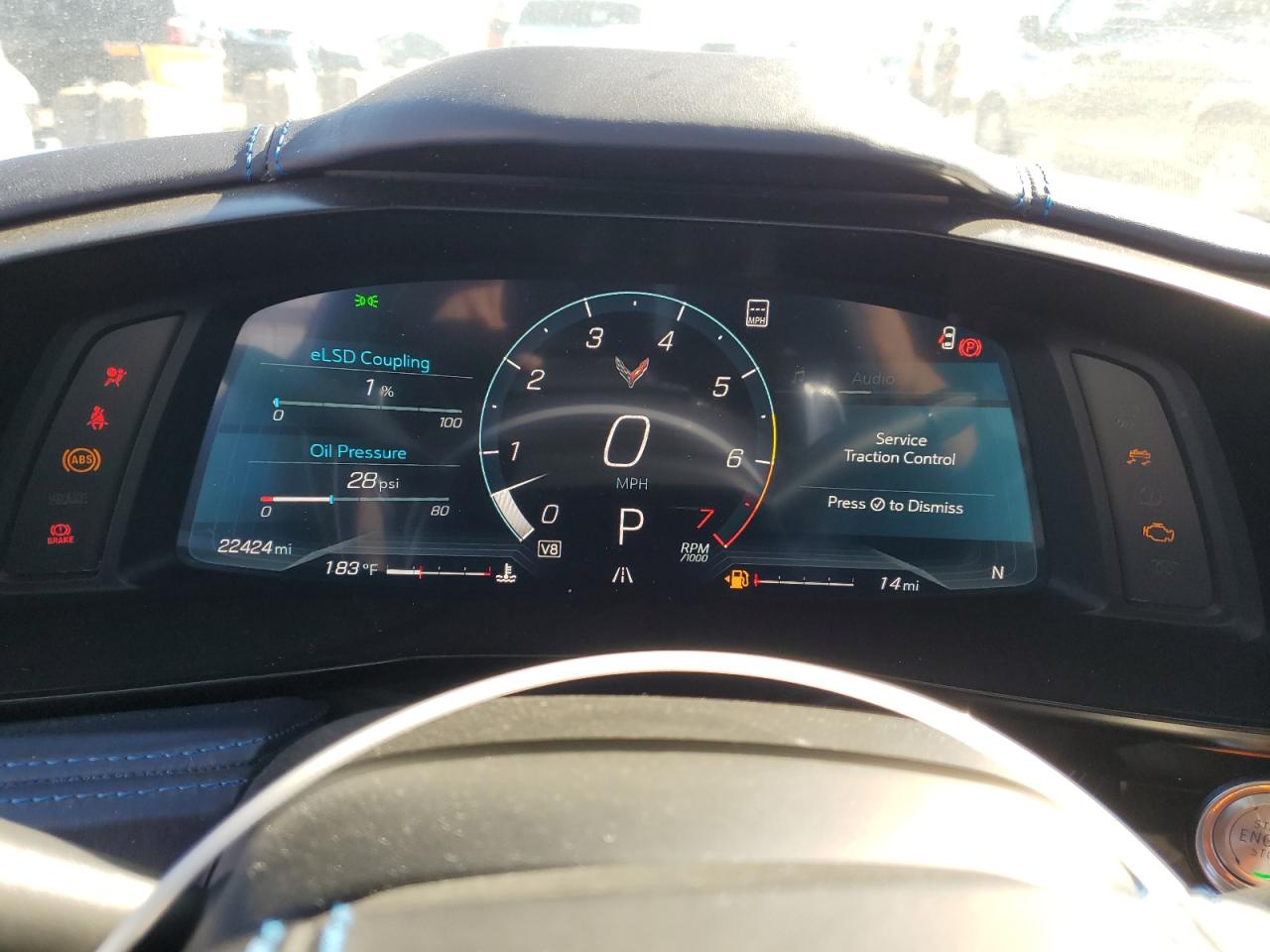 2022 CHEVROLET CORVETTE STINGRAY 3LT VIN:1G1YC3D48N5122827