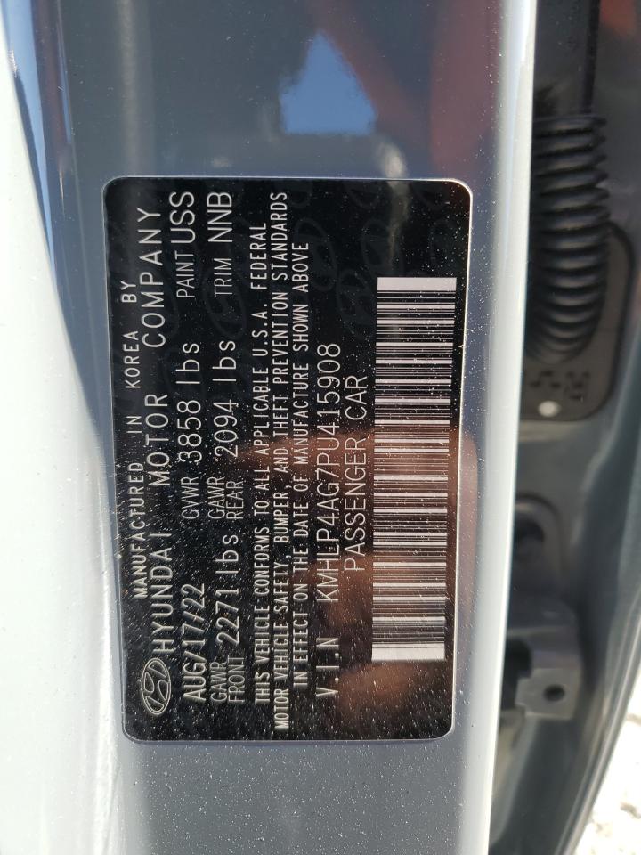 2023 HYUNDAI ELANTRA LIMITED VIN:KMHLP4AG7PU415908