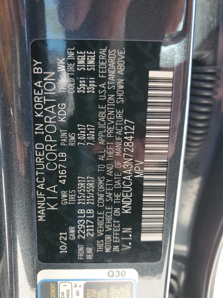 2022 KIA SELTOS S VIN:KNDEUCAA3N7284127