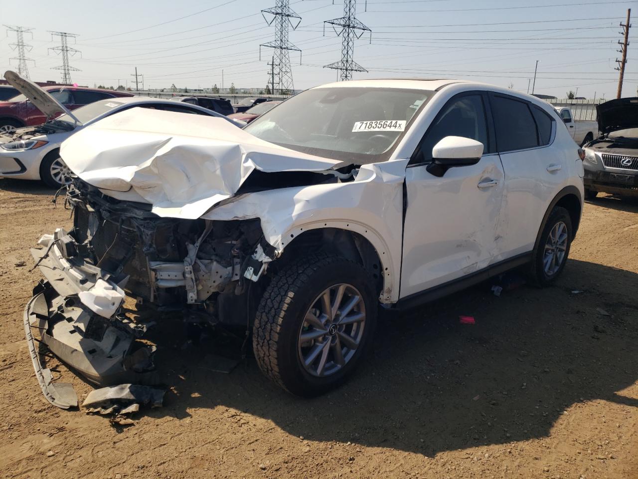 2022 MAZDA CX-5 PREFERRED VIN:JM3KFBCM0N0605443