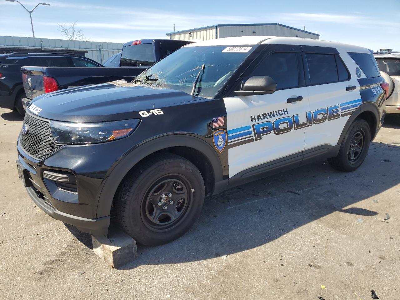 2022 FORD EXPLORER POLICE INTERCEPTOR VIN:1FM5K8AB3NGB49365