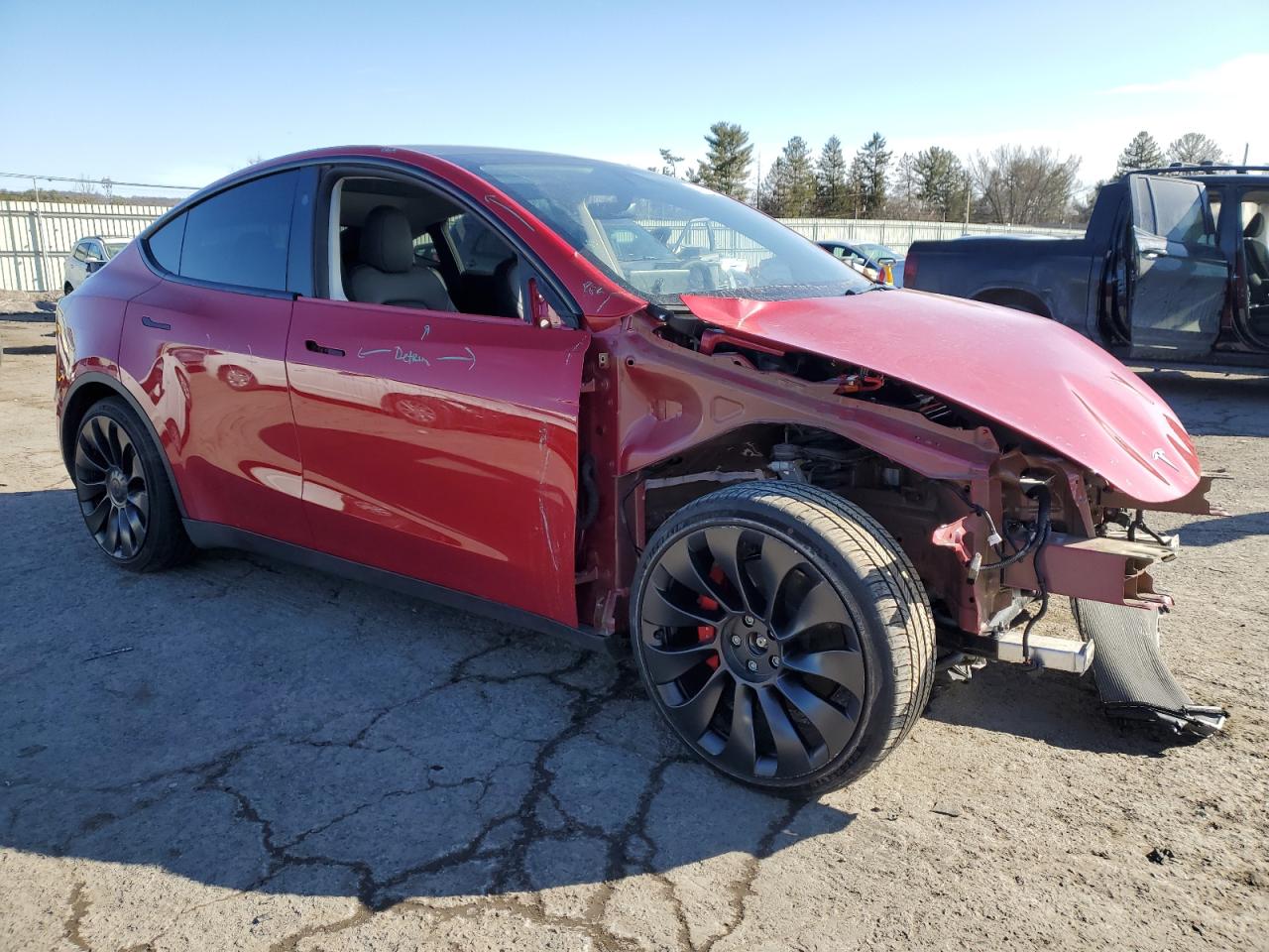 2023 TESLA MODEL Y  VIN:7SAYGDEFXPF790747