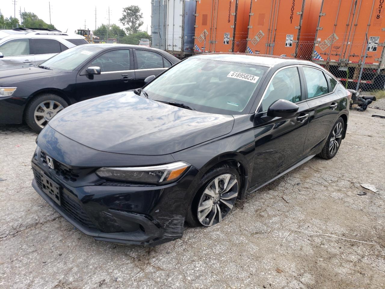 2022 HONDA CIVIC EXL VIN:19XFL1H71NE015663