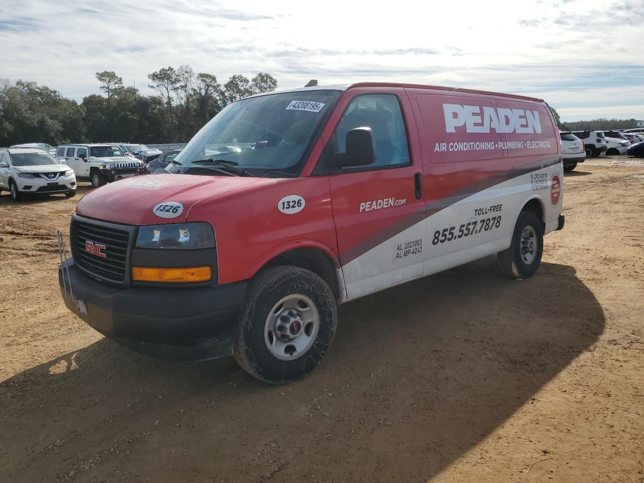 2023 GMC SAVANA G2500 VIN:1GTW7AFP1P1101326