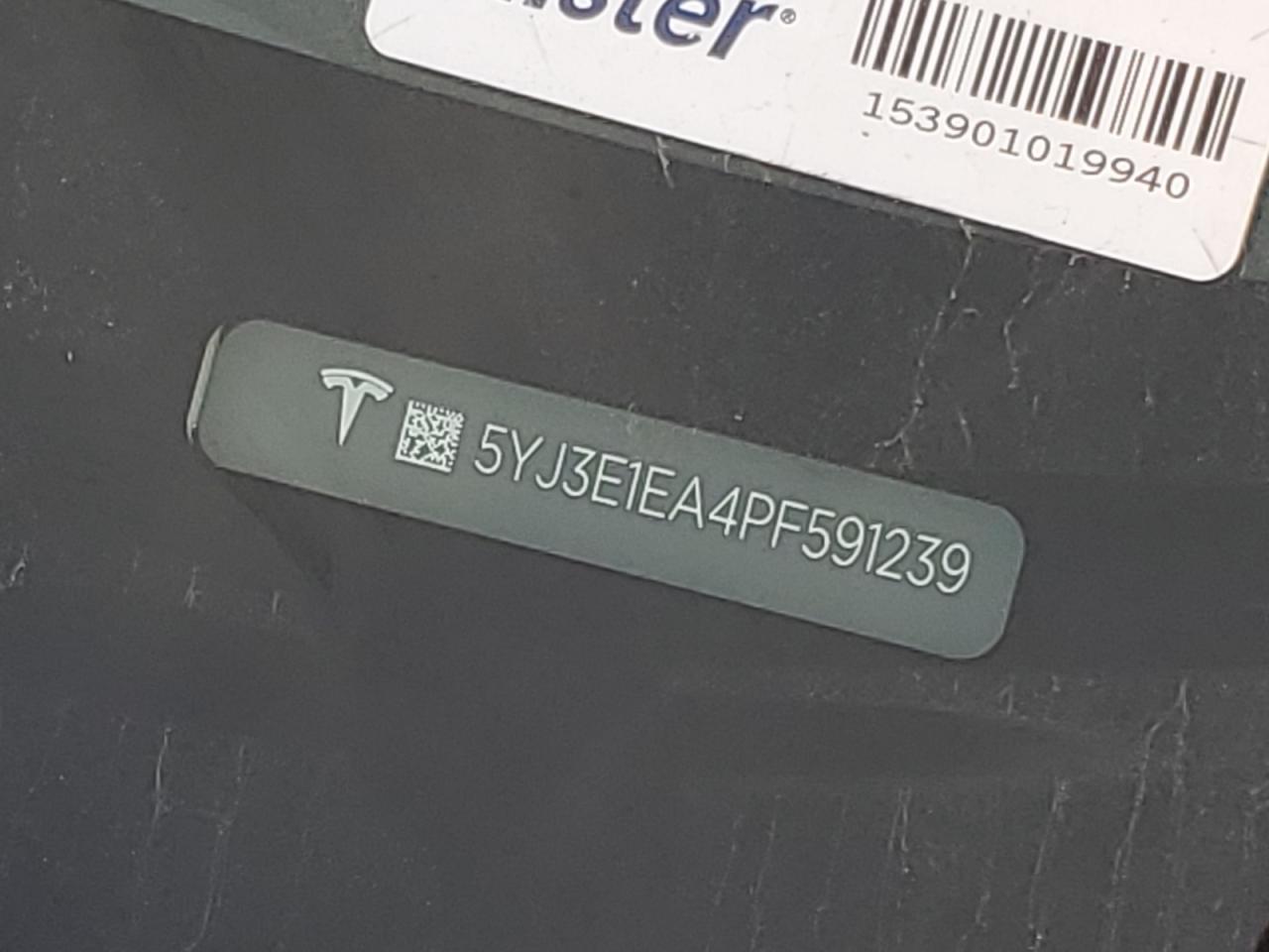 2023 TESLA MODEL 3  VIN:5YJ3E1EA4PF591239