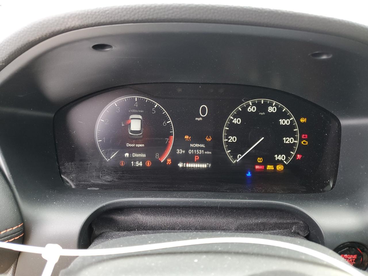 2024 HONDA HR-V SPORT VIN:3CZRZ2H53RM715609