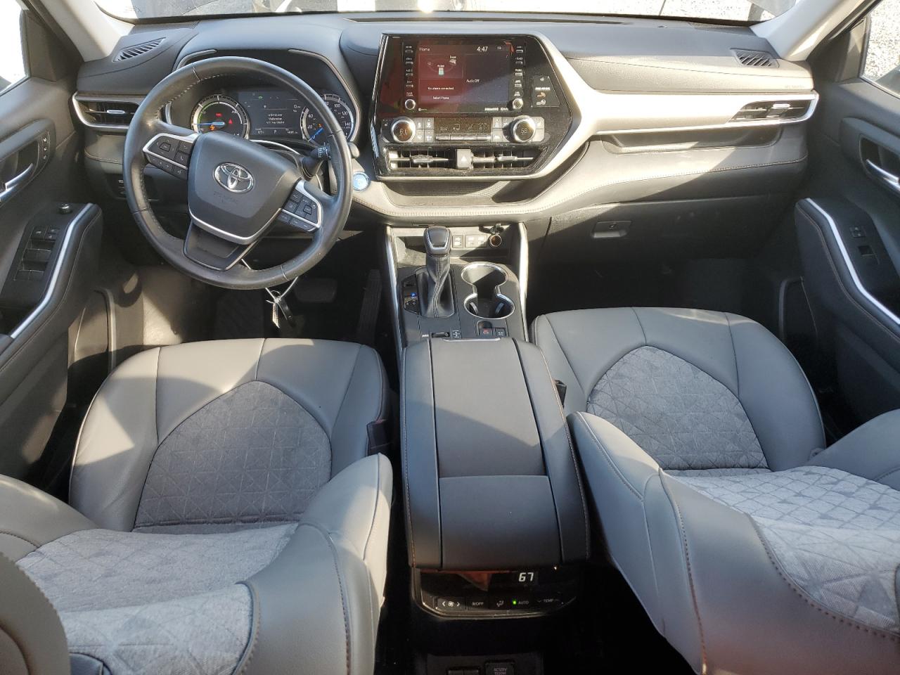 2022 TOYOTA HIGHLANDER HYBRID XLE VIN:5TDABRCH4NS541691