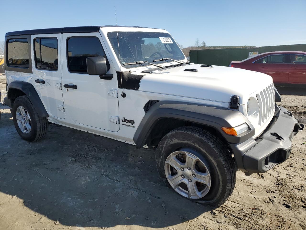 2022 JEEP WRANGLER UNLIMITED SPORT VIN:1C4HJXDM2NW135488