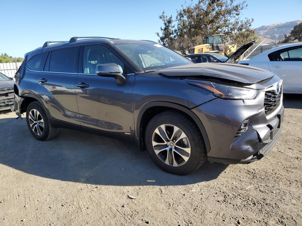 2022 TOYOTA HIGHLANDER HYBRID XLE VIN:5TDHBRCH7NS541697