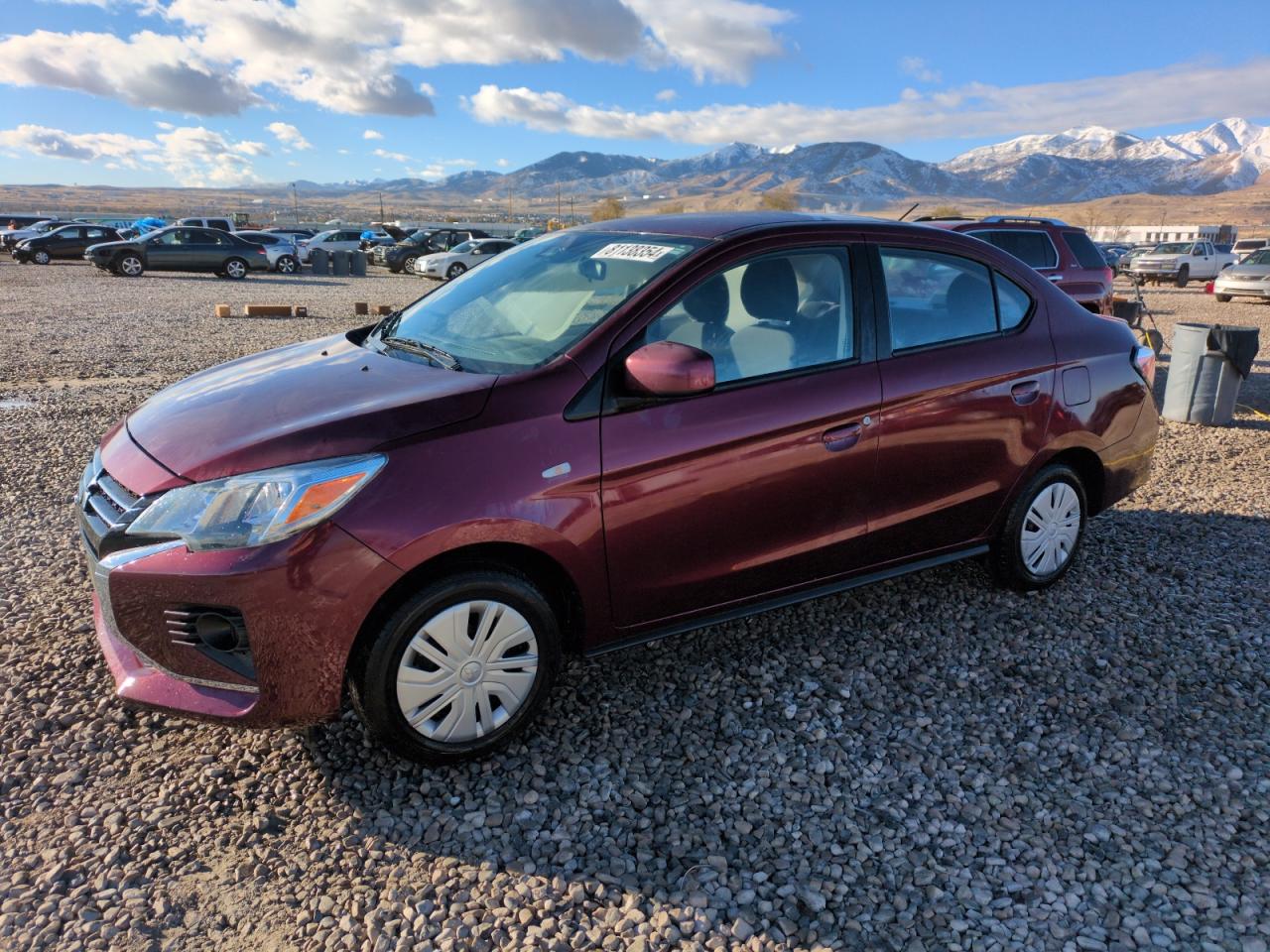 2022 MITSUBISHI MIRAGE G4 ES VIN:ML32FUFJ0NHF09261