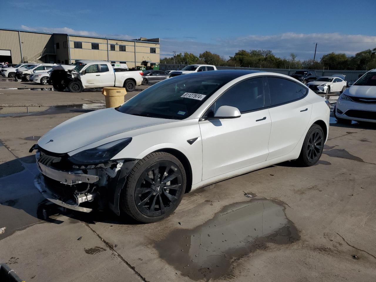 2022 TESLA MODEL 3  VIN:5YJ3E1EB7NF200073